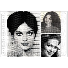 Baskı Dükkanı Türkan Şoray Puzzle 240 Parça Yapboz