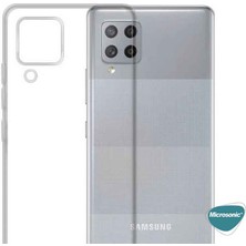 Microsonic Samsung Galaxy M22 Kılıf Transparent Soft Beyaz