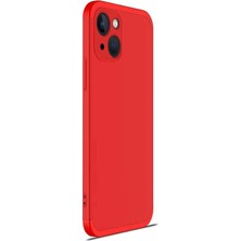 Microsonic Apple iPhone 13 Mini Kılıf Double Dip 360 Protective Kırmızı