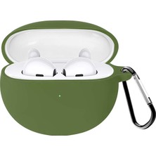 Microsonic Oppo Enco Air Mat Silikon Kılıf Koyu Yeşil