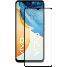 Caseart Vivo Y70 Tam Kaplayan Temperli Ekran Koruyucu Cam