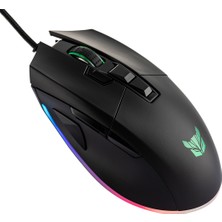 Rowl Rgm-02 Pyrro USB Siyah Rgb Aydınlatmalı 10000DPI Mouse