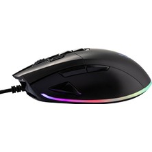 Rowl Rgm-02 Pyrro USB Siyah Rgb Aydınlatmalı 10000DPI Mouse