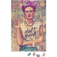 Baskı Dükkanı Frida Kahlo Daft Punk Puzzle 240 Parça Yapboz