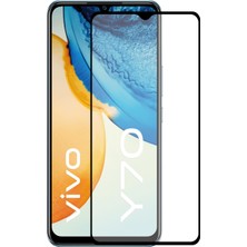 Kzy Vivo Y70 Tam Kaplayan Temperli Ekran Koruyucu Cam
