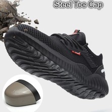 Xoutdoor Nefes Alabilir Çelik Burunlu İş Ayakkabısı - Siyah (Yurt Dışından)