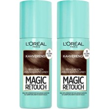 L'Oréal Paris Loreal Paris Loreal Magic Retouch Kahve Saç Spreyi X2