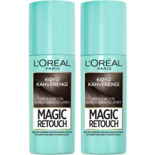 L'Oréal Paris Loreal Paris Loreal Magic Retouch Koyu Kahve Saç Spreyi X2