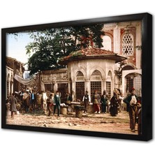 Tablosan Eski Istanbul Çerçeveli Mdf Tablo