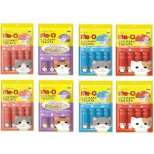 Gimcat Me-O Krema Sıvı Kedi Ödülü 15GR 4lü 8 Paket