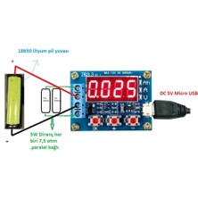 Micron ZB2L3 18650 Lityum Pil Kapasite Ölçer Test Cihazı Deşarj