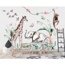 Kt Grup Afrikan Safari Mega Boy Duvar Sticker Seti