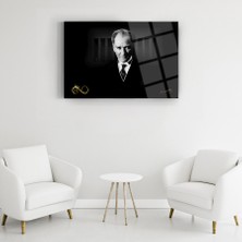SRD Concept Atatürk 36 Cam Tablo-Atatürk Tablosu