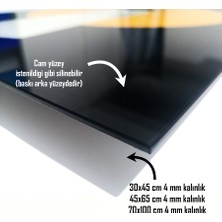SRD Concept Osmanlı Tuğrası 3 Cam Tablo-Osmanlı Tablo