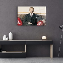 SRD Concept Atatürk 41 Cam Tablo-Atatürk Tablosu