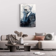 SRD Concept Atatürk 66 Cam Tablo-Atatürk Tablosu