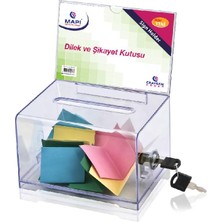 Map Mapı Dılek ve Sıkayet Kutusu Seffaf (5382050)