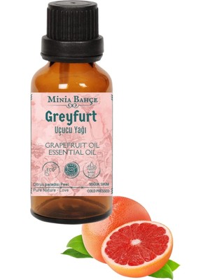 Minia Bahçe Greyfurt Yağı - Bergamot Yağı - Portakal Yağı ve Buhurdanlık Seti