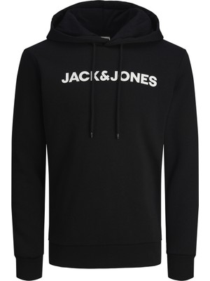 Jack & Jones Kapüşonlu Logo Baskılı Sweatshirt