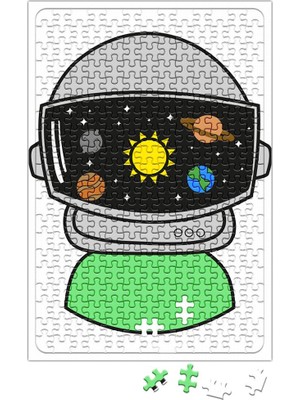 Baskı Dükkanı Astronauta Asronot Puzzle 240 Parça Yapboz