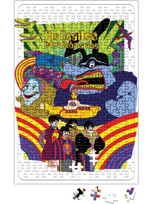 Baskı Dükkanı Beatles Yellow Submarine Puzzle 240 Parça Yapboz