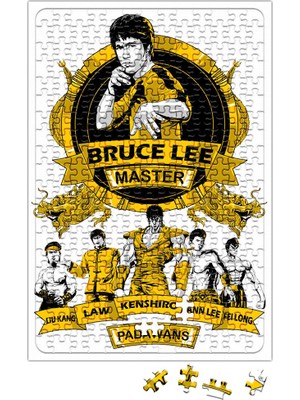 Baskı Dükkanı Bruce Lee E Padawans Puzzle 240 Parça Yapboz