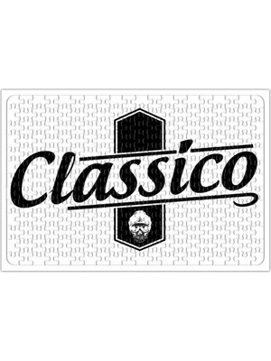 Baskı Dükkanı Classico -Branco Masculino E Feminino Puzzle 240 Parça Yapboz