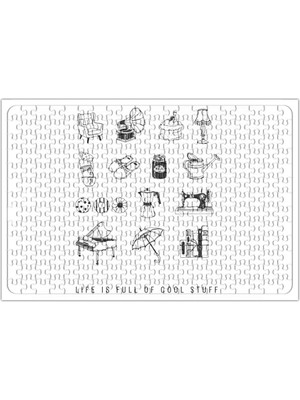 Baskı Dükkanı Cool Stuff Branca Puzzle 240 Parça Yapboz