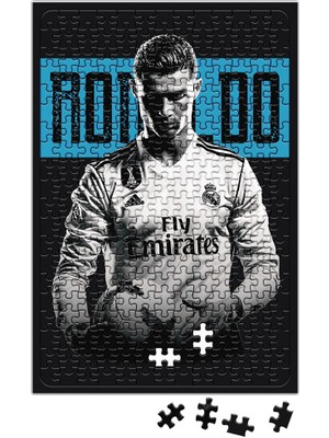 Baskı Dükkanı Cristiano Ronaldo Melhor Do Mundo Puzzle 240 Parça Yapboz