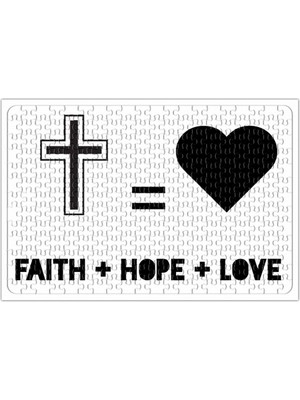 Baskı Dükkanı Fhope Love Puzzle 240 Parça Yapboz