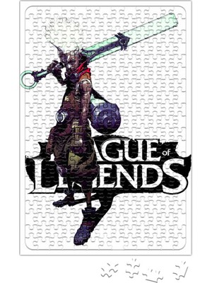 Baskı Dükkanı Ekko League Of Legends Puzzle 240 Parça Yapboz