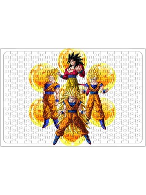 Baskı Dükkanı Dragon Ball Goku Puzzle 240 Parça Yapboz