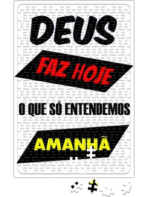 Baskı Dükkanı Frases Deus Puzzle 240 Parça Yapboz