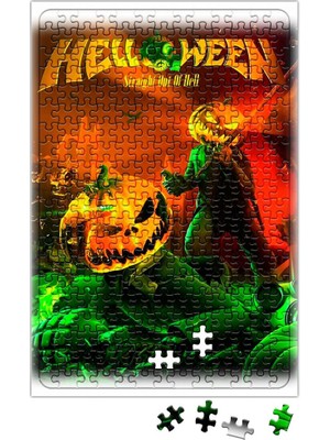 Baskı Dükkanı Helloween Straight Out Of Hell Puzzle 240 Parça Yapboz