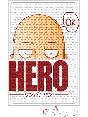 Baskı Dükkanı One Punch Man Ok Puzzle 240 Parça Yapboz