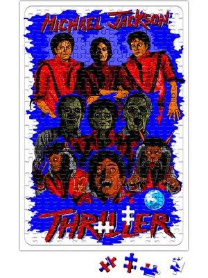 Baskı Dükkanı Michael Jackson Thriller Puzzle 240 Parça Yapboz