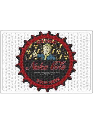 Baskı Dükkanı Nuka Cola Bottle Puzzle 240 Parça Yapboz