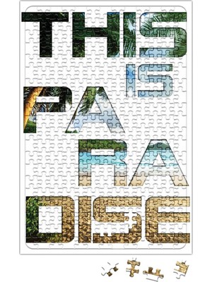 Baskı Dükkanı Paradise Puzzle 240 Parça Yapboz