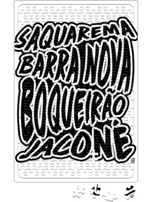 Baskı Dükkanı Saquarema Bairros Puzzle 240 Parça Yapboz