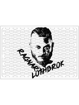 Baskı Dükkanı Ragnar Lothbrok Puzzle 240 Parça Yapboz
