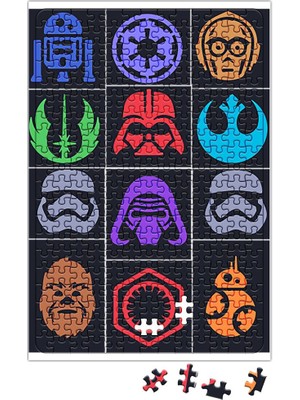 Baskı Dükkanı Star Wars Puzzle 240 Parça Yapboz