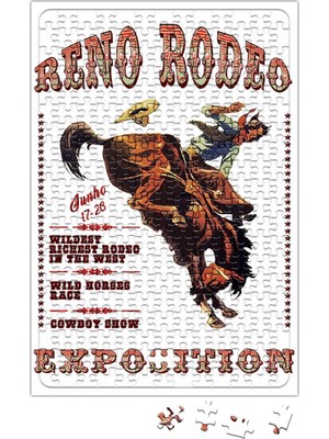 Baskı Dükkanı Rodeo Reno Puzzle 240 Parça Yapboz