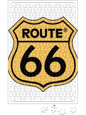 Baskı Dükkanı Route 66 Puzzle 240 Parça Yapboz