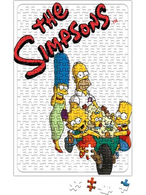 Baskı Dükkanı The Simpsons Puzzle 240 Parça Yapboz