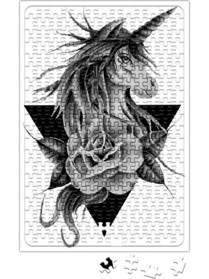 Baskı Dükkanı Unicorn Puzzle 240 Parça Yapboz