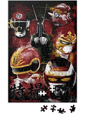 Baskı Dükkanı Tokusatsu Puzzle 240 Parça Yapboz