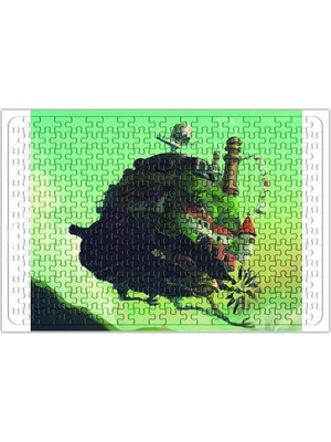Baskı Dükkanı Howls Movıng Castle Puzzle 240 Parça Yapboz