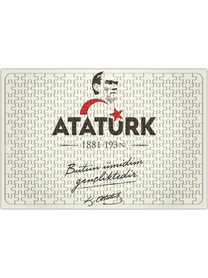 Baskı Dükkanı Atatürk 5 Puzzle 240 Parça Yapboz