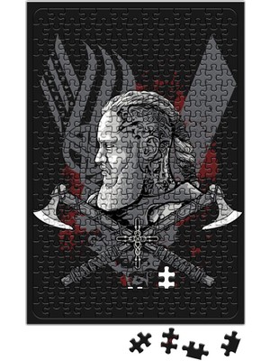 Baskı Dükkanı Vikings Ragnar Lothbrok Puzzle 240 Parça Yapboz