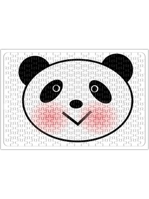 Baskı Dükkanı Sevimli Panda Puzzle 240 Parça Yapboz